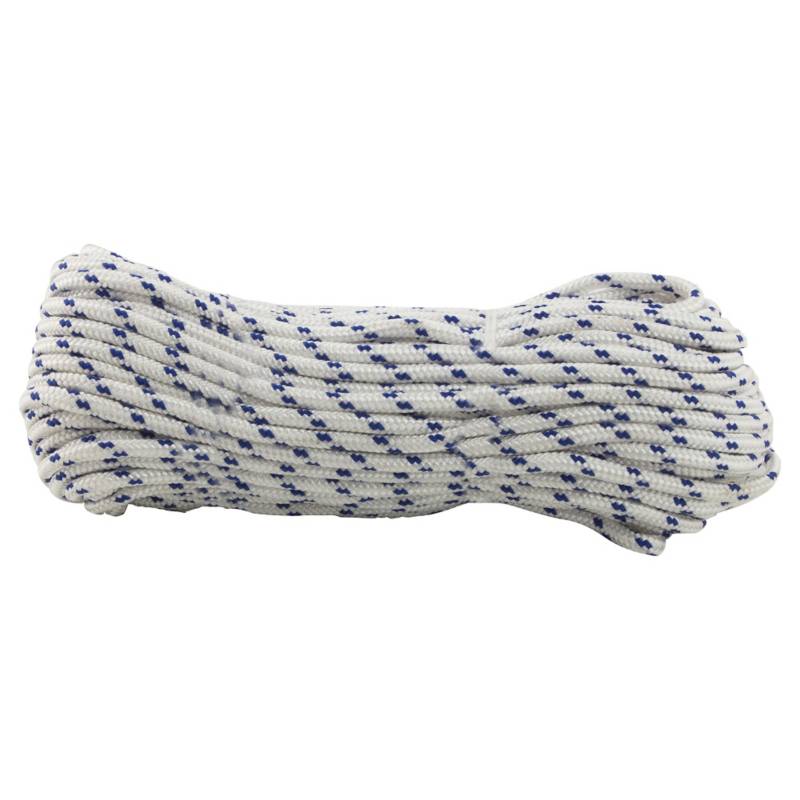 CUERDA POLIPROPILENO TRENZADA 16 HILOS 10MM BLANCO