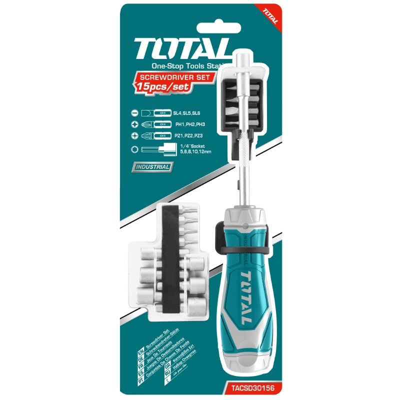 DESTORNILLADORES TRINQUETE 24 TOTAL TACSD 30246