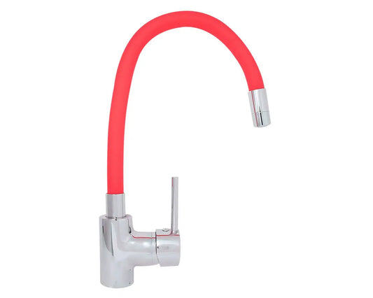 MONOMANDO LAVAPLATO CUELLO FLEX ROJO