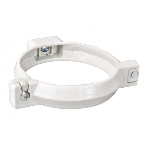 ABRAZADERA TUBO BLANCA