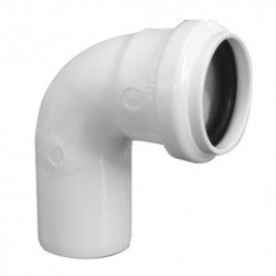 CODO PVC BLANCO 110X90º