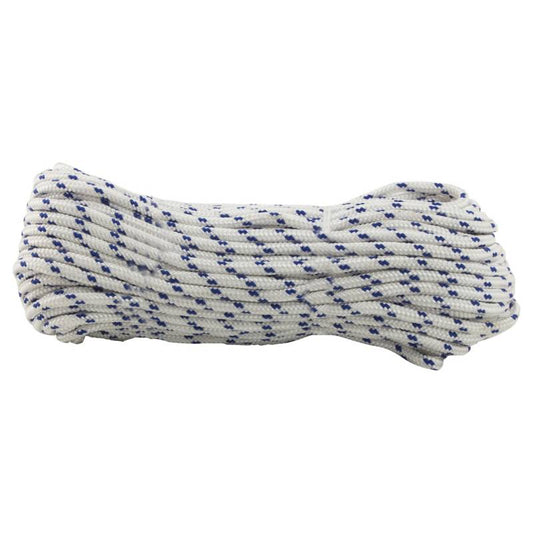 CUERDA POLIPROPILENO TRENZADA 16 HILOS 8MM BLANCO