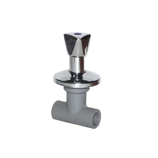 LLAVE FUSION CROMADA 25 M/LARGO