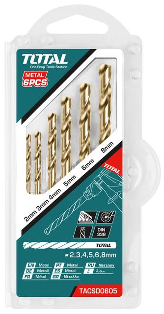 SET BROCAS HSS 6PZAS TOTAL TACSD0605