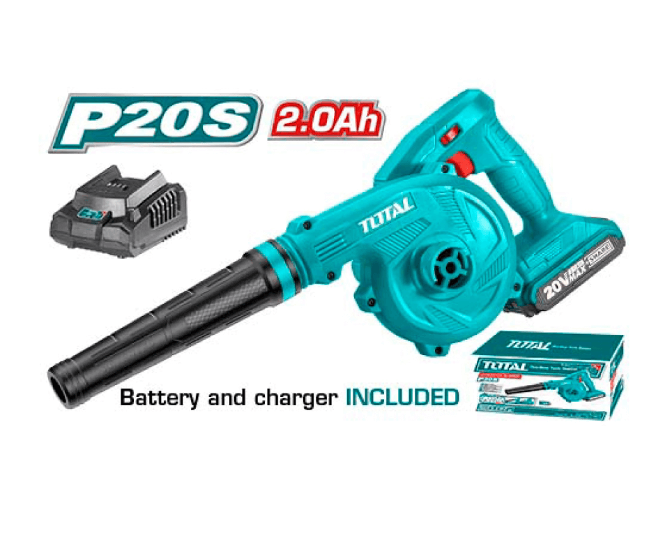 SOPLADOR CON BATERIA Y CARGADOR TOTAL TABLI200181
