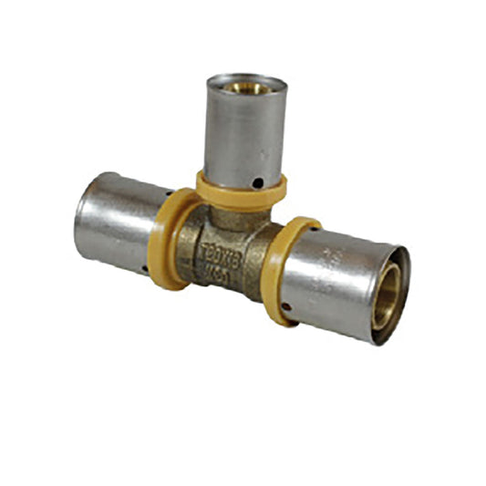 TEE RED GAS 25X20X20