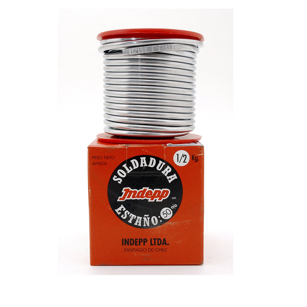 SOLDADURA INDEPP 50% 1/2 KILO